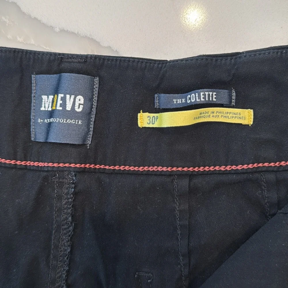 MAEVE Anthropologie The Colette Wide-Leg Cropped
Pants 30p Black - Picture 5 of 13